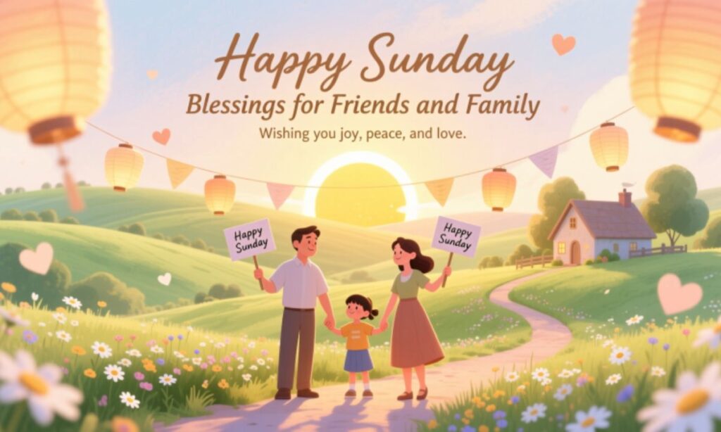 Happy Sunday Blessings for Friends and Family