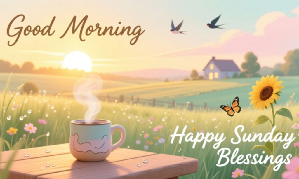 Good Morning Happy Sunday Blessings