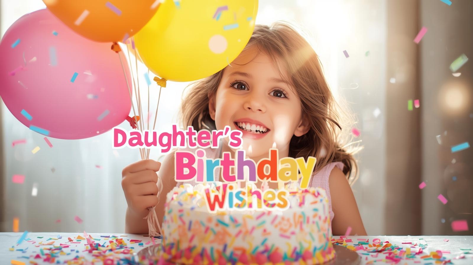 Daughters Birthday Wishes