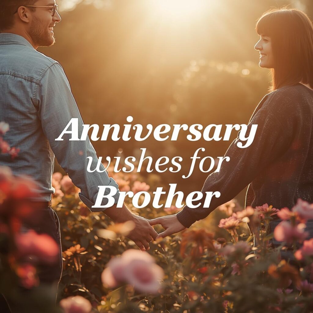 Heartfelt Happy 1st Wedding Anniversary Wishes for Brother