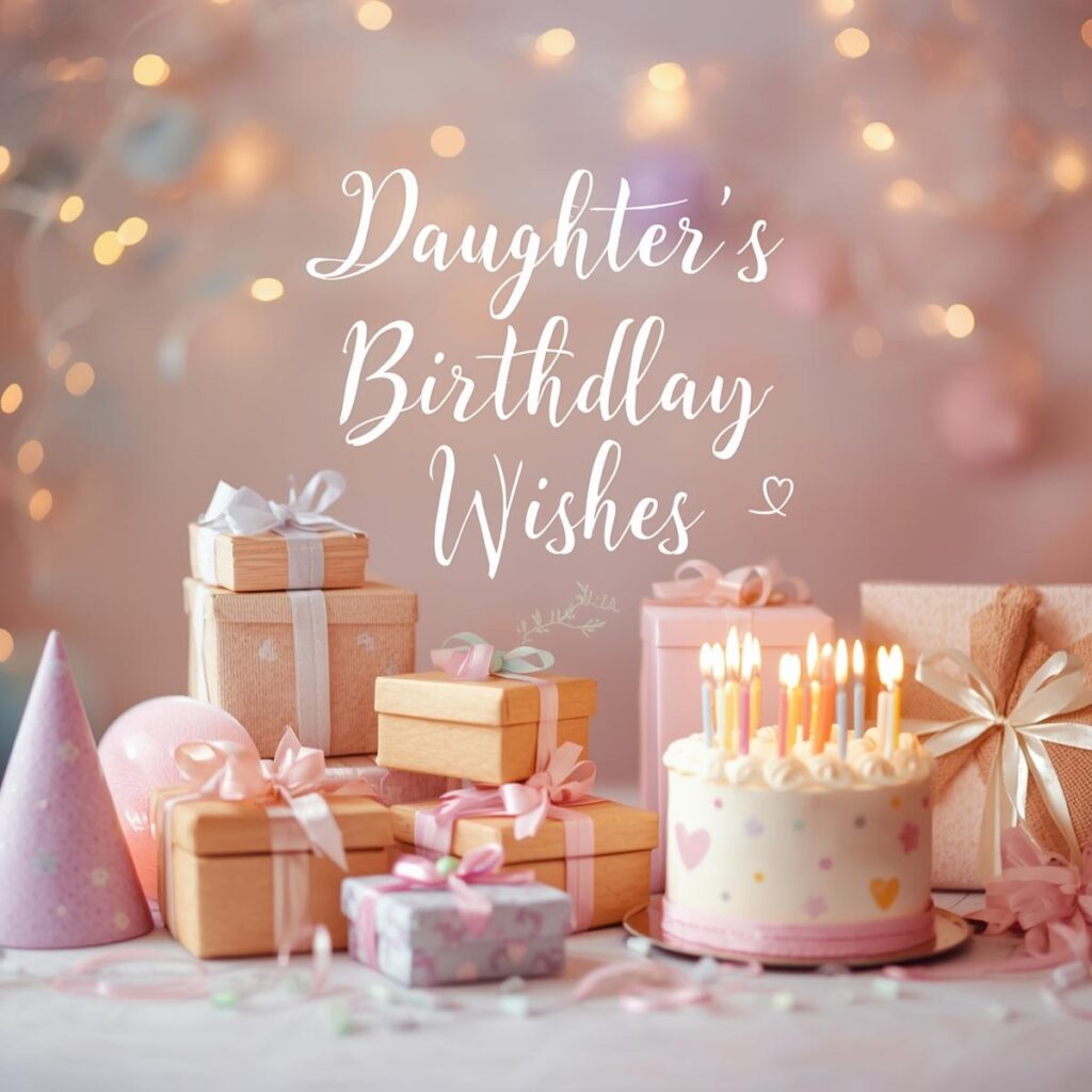 Short & Sweet Birthday Wishes for Daughter
