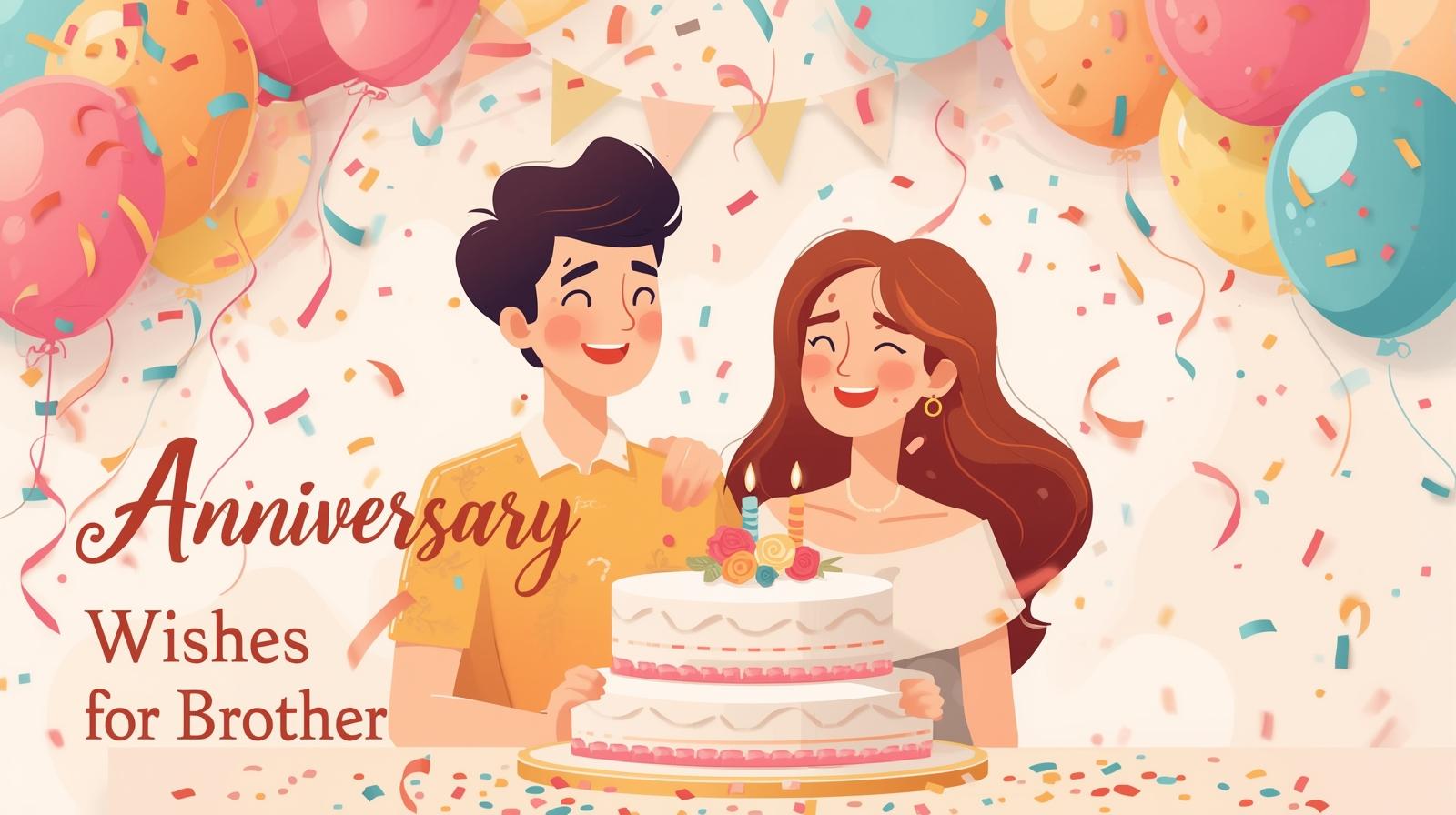 anniversary wishes for brother