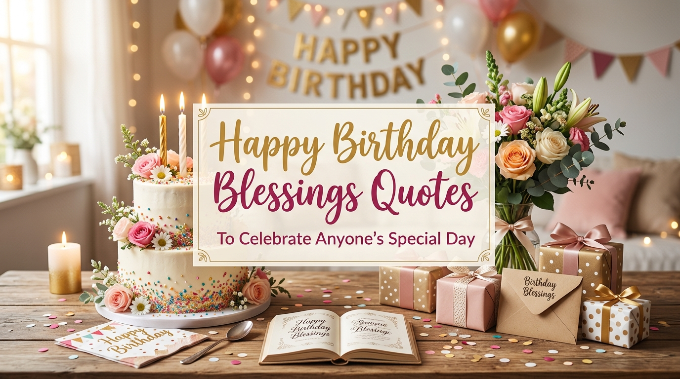 Happy Birthday Blessings Quotes to Celebrate Anyone's Special Day